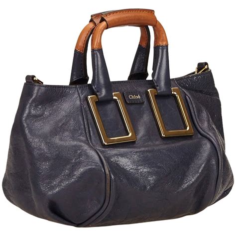 chloe bag black leather|chloe leather bag vintage.